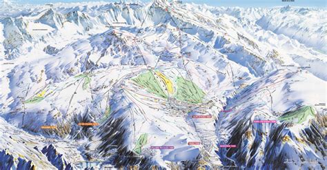 Alpe D Huez Piste Map - Map Of South America