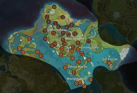 genshin impact map liyue - genshin impact