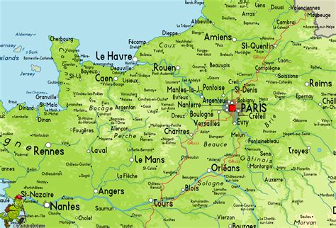 Saint Quentin Map - France