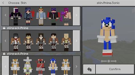 Game & Anime 4D Skin Packs (5 Packs) Mods Minecraft Bedrock