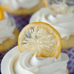 Lemon Cupcakes with Candied Lemon Chips