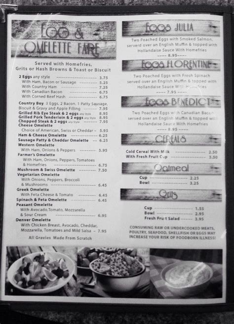 Menu at Landmark Family Restaurant, Rome