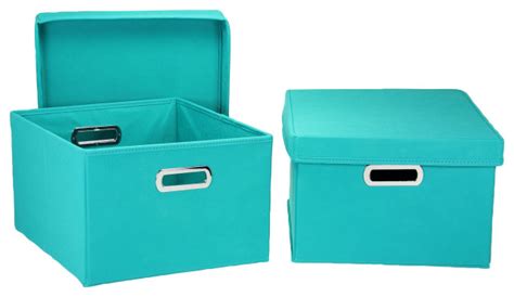 Storage Boxes With Lids - Contemporary - Storage Bins And Boxes - by ...