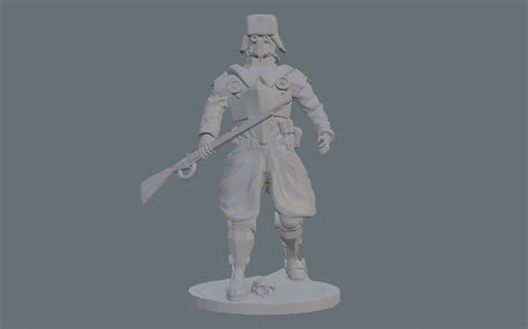 USSR Red Army Infantry - 3D Print Model by Gomenyuk