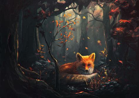 Fox Art Wallpapers - Top Free Fox Art Backgrounds - WallpaperAccess