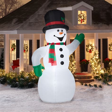 Frosty The Snowman Inflatable - Airblown Inflatables Christmas Frosty ...