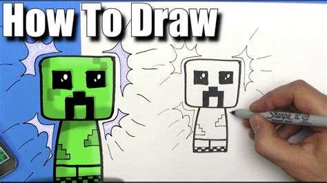 Minecraft Cartoon Drawing at GetDrawings | Free download