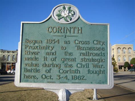 Corinth - Corinth - MS - US - Historical Marker Project