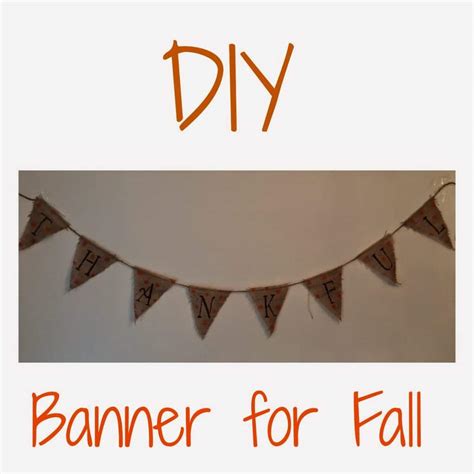 DIY Thankful Banner - The Chirping Moms