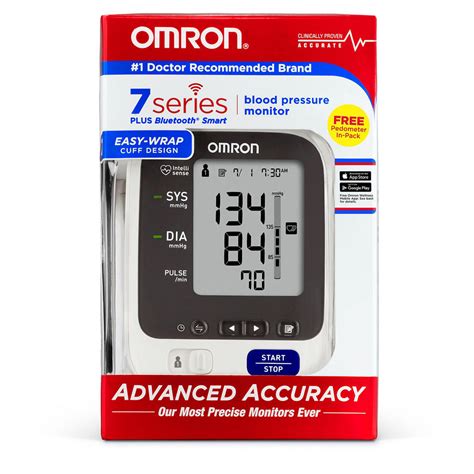 Omron 7 Series Blood Pressure Monitor with Bluetooth Smart Connectivit ...