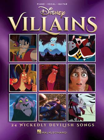 Disney Villains - 24 Wickedly Devilish Songs (Sheet Music) Piano/Vocal ...