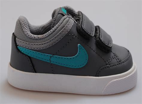 Brand New Nike Baby Toddler kids Capri Grey Velcro Trainers Sneakers | eBay