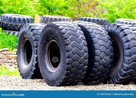 Big Truck Or Special Machinery Tires Stock Photo - Image of pattern ...