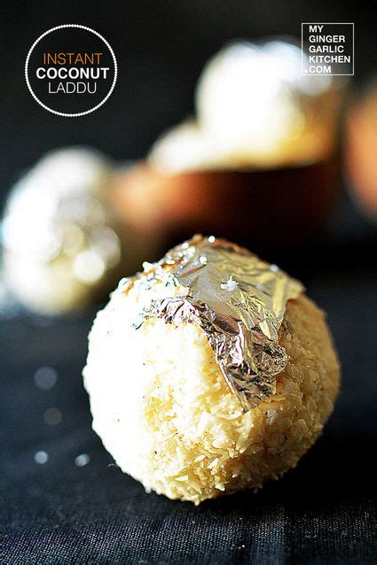 Instant 5 Minutes Coconut Ladoo Recipe (Easy, 3 Ingredients, No Heat ...