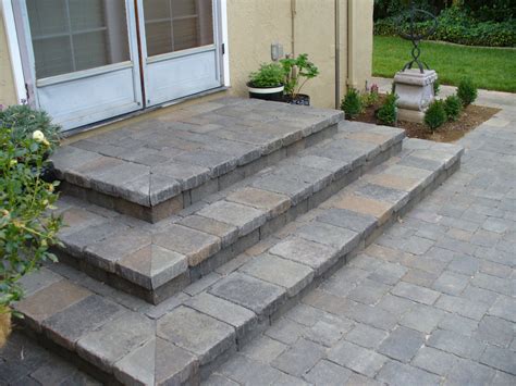 how to create a paver patio with steps - Google Search | home ...