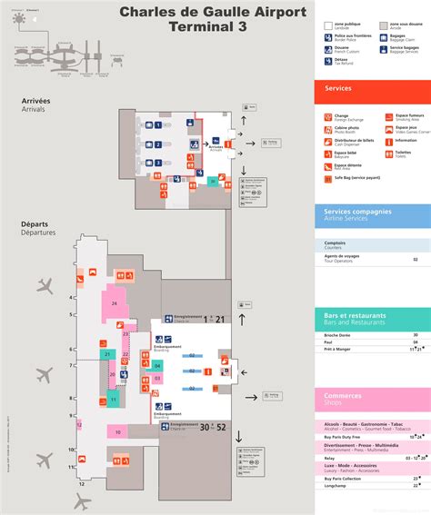 Paris Charles De Gaulle Airport Map - Maps For You