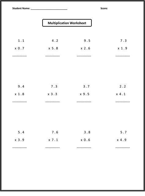 6th Grade Math Worksheets | Activity Shelter