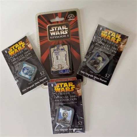 Star Wars Pins x 4