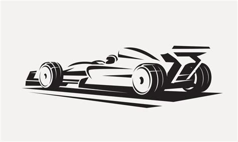 F1 Race Car Silhouette