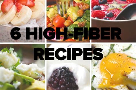 6 High-Fiber Recipes