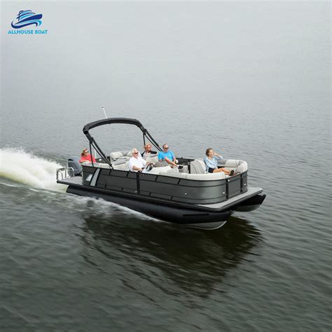 Luxurury Water Floating Boat Aluminium Pontoon Boat with Foldable Seats ...