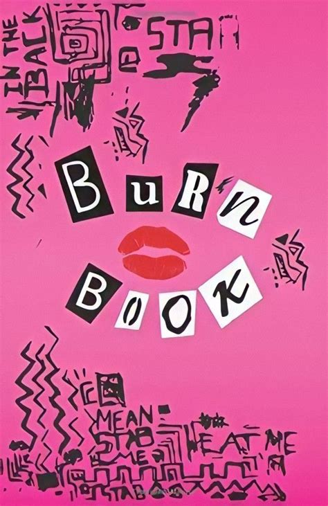 Burn book, copertina davanti da stampare | Mean girls burn book, Mean ...