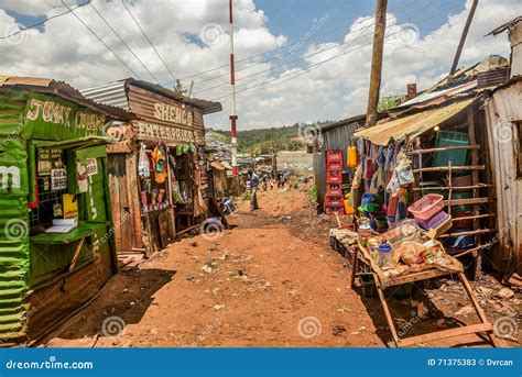 Kibera Slum In Nairobi. Kibera Is The Biggest Slum In Africa. Slums In ...