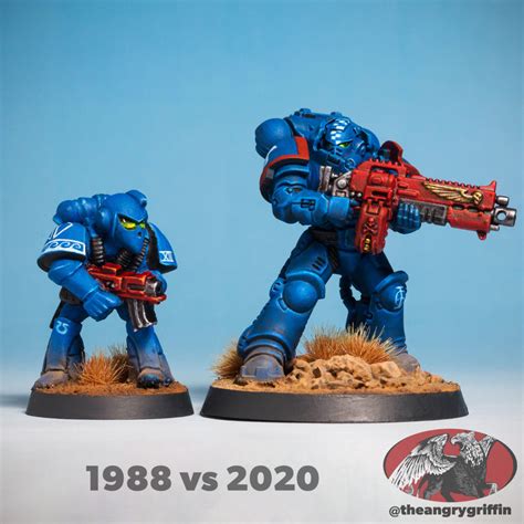 Primaris Heavy Intercessor Ultramarine colour scheme – Angry Griffin