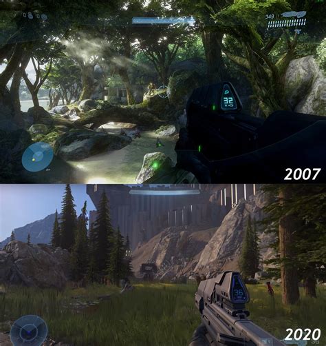 The de-evolution of Halo graphics : r/gaming