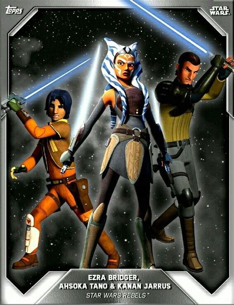 Ezra Bridger, Ahsoka Tano and Kanan Jarrus | Star wars canon, Star wars ...