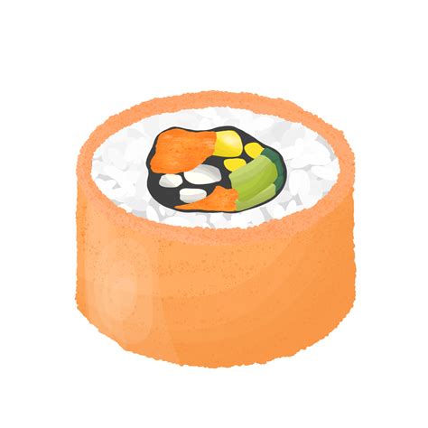 Japanese food, sushi illustration 16774839 PNG