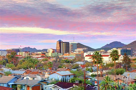 Downtown Tucson, Arizona Skyline Photograph by Denis Tangney Jr | Pixels