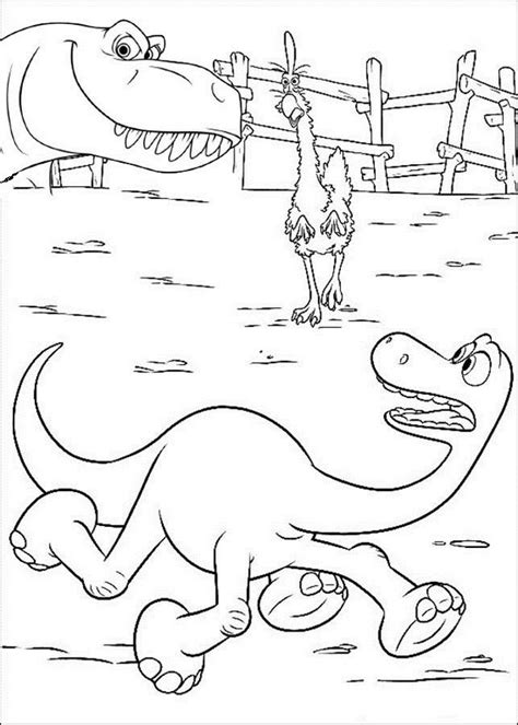 Arlo Feeling Scared The Good Dinosaur Coloring Page