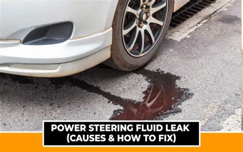 Power steering fluid leak: Causes, Symptoms & Solution - Student Lesson