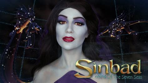 Eris Cosplay Makeup Tutorial🖤 【Sinbad: Legend of the Seven Seas ...