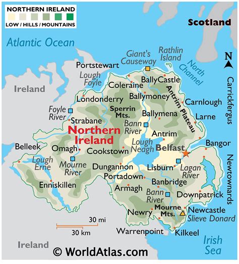 Lough Neagh Map - 68 фото