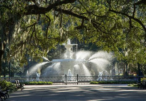 Savannah Marriott Riverfront Forsyth Park Fountain #beautiful, #Hotels ...