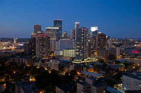 Minneapolis Skyline at night