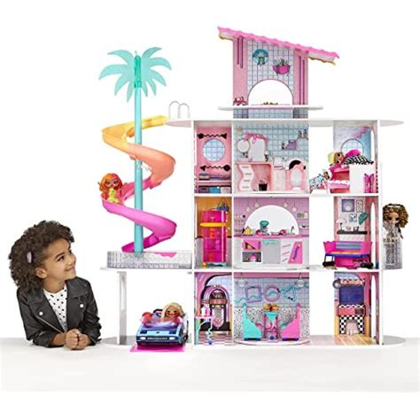 Buy LOL Surprise OMG House of Surprises – New Real Wood Dollhouse with ...