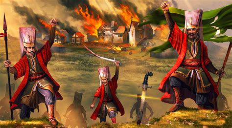 Ottoman janissaries conquering a Balkan village | Janissaire, Turquie