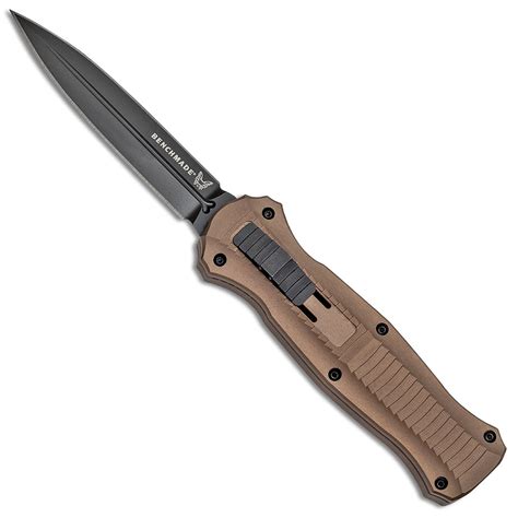 Benchmade Infidel OTF Auto D/E Burnt Bronze Handle DLC S30V Blade ...