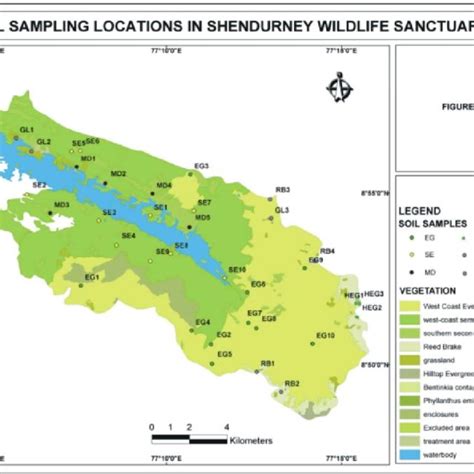 Map showing the distribution of monazite sand along the Kerala coast ...