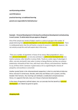 Essay template | PDF