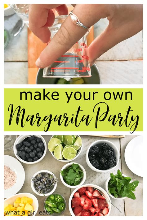 How Set Up A Margarita Bar! - What A Girl Eats