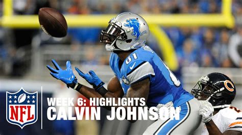 Calvin Johnson Highlights (Week 6) | Bears vs. Lions | NFL - YouTube