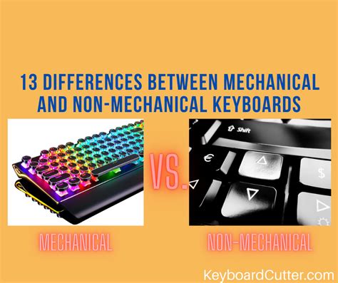 13 Differences Between Mechanical And Non Mechanical Keyboards ...