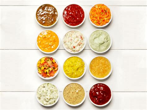 50 Condiments : Recipes and Cooking : Food Network | Hamburger and Hot ...