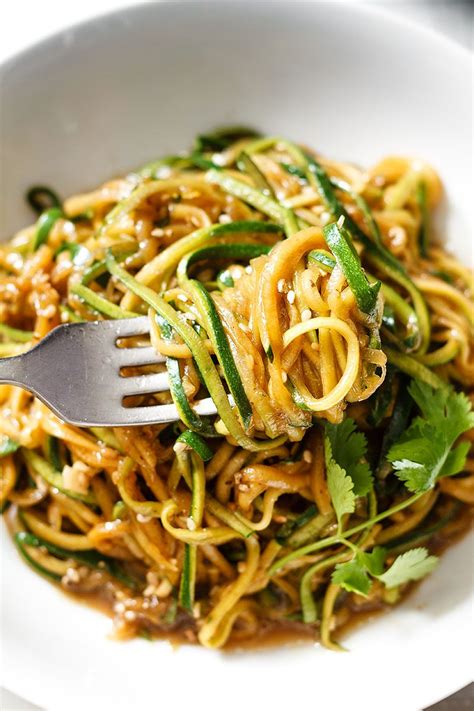 Teriyaki Zucchini Noodles Recipe — Eatwell101