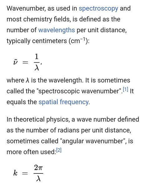 Wavenumber is simply given by 1 by lambda (1/lambda) lambda=wavelength ...