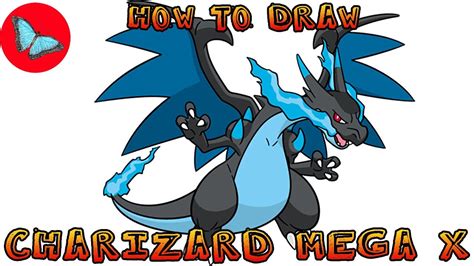 Mega Charizard X Drawing